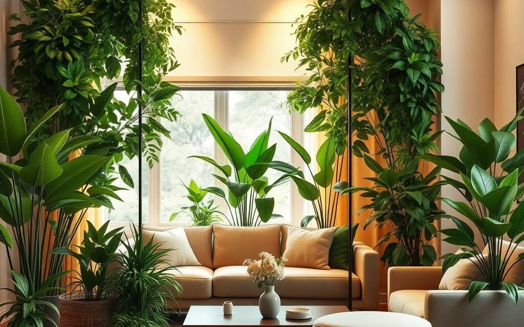 Rośliny jako naturalne przegrody w salonie: jak wyznaczyć strefy i poprawić komfort wnętrza