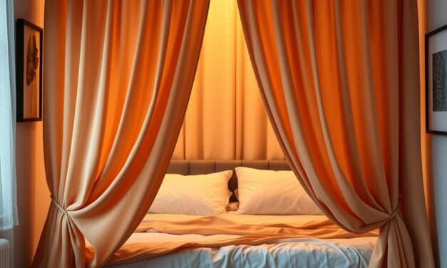 Zasłona przy łóżku w kawalerce jako praktyczna przegroda: jak wybrać i zamontować dla komfortu i prywatności