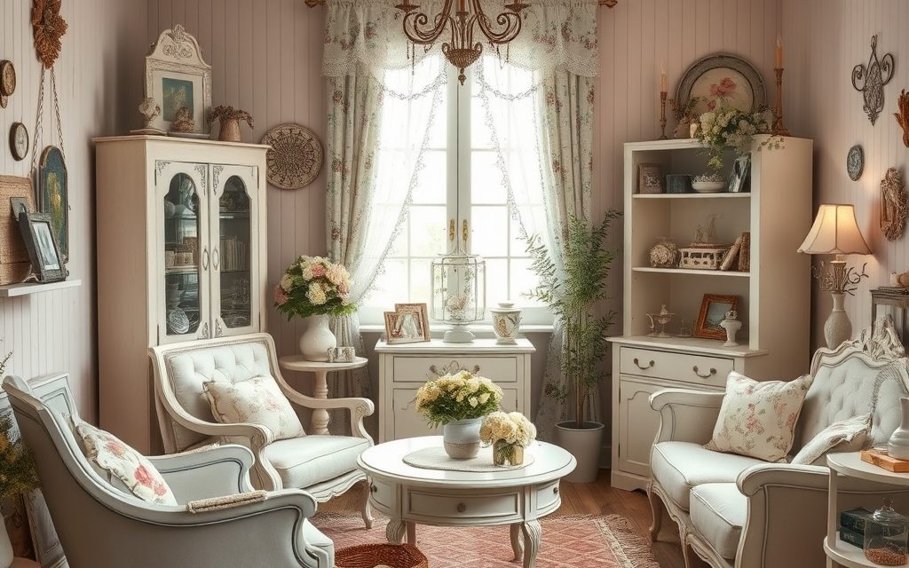 Kolory i dodatki w stylu shabby chic: jak stworzyć harmonijną i nostalgiczną aranżację wnętrza