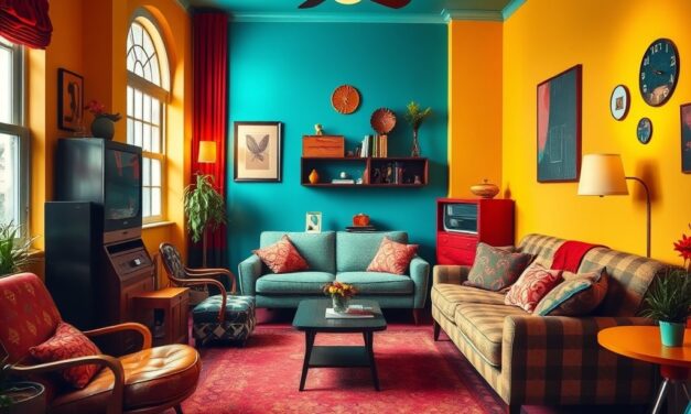 Styl retro w kolorach: jak zestawiać barwy, by urządzić wnętrze z klimatem dawnych lat
