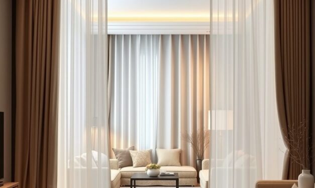 Zasłony do podziału stref w mieszkaniu: jak wybrać i zamontować funkcjonalne i estetyczne przegrody