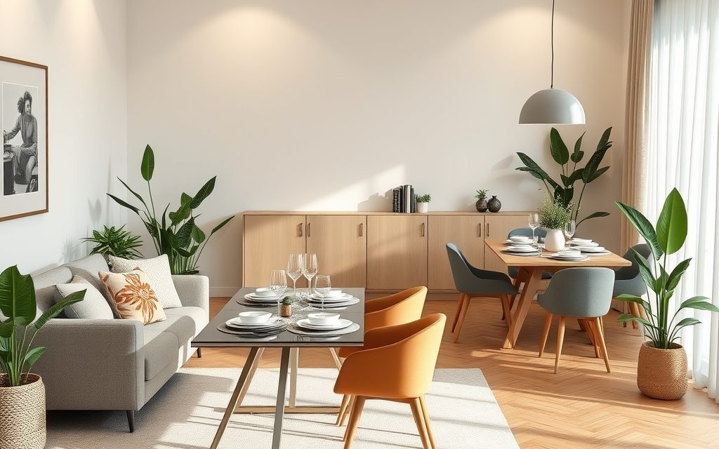 Jak zaplanować układ mebli w salonie z jadalnią, by wygodnie wyznaczyć strefy i zachować spójność przestrzeni