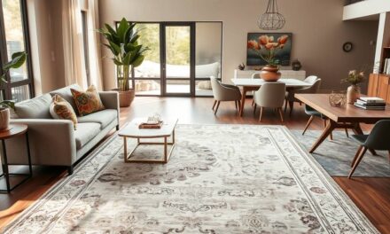 Dywan jako narzędzie do wyraźnego podziału funkcjonalnych stref w mieszkaniu