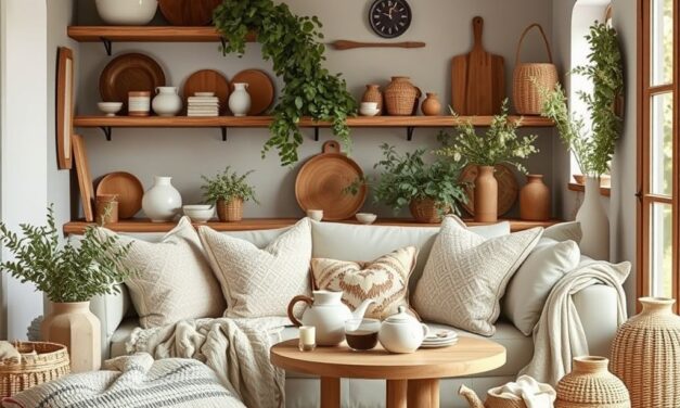 Styl farmhouse: dodatki, które tworzą przytulny i naturalny charakter wnętrz krok po kroku