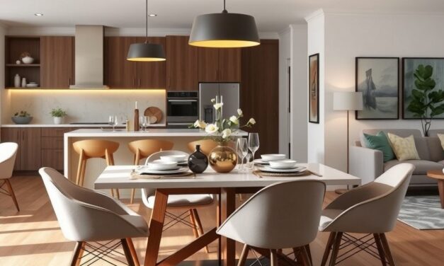 Stół jako granica kuchni i salonu: jak funkcjonalnie i estetycznie podzielić przestrzeń otwartą