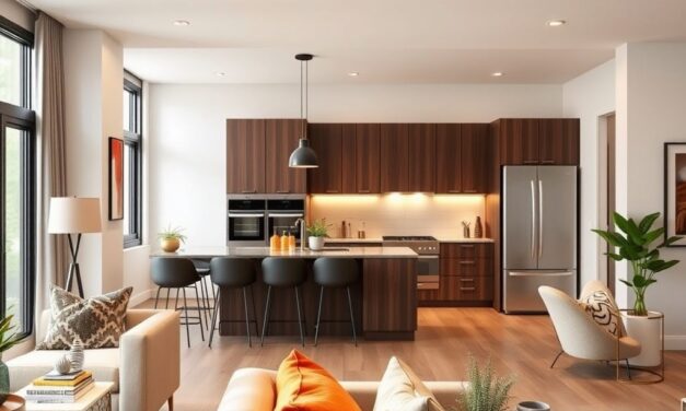 Aneks kuchenny w salonie: jak dobrać kolorystykę dla spójnej i funkcjonalnej przestrzeni