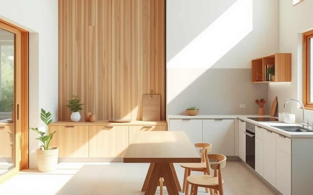 Styl japandi w kuchni: jak połączyć minimalizm i naturalne materiały dla funkcjonalnej aranżacji