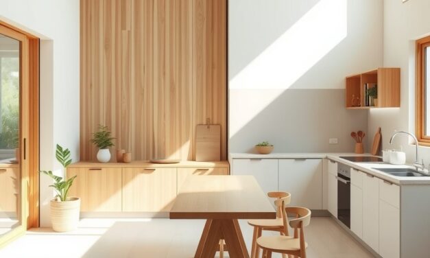 Styl japandi w kuchni: jak połączyć minimalizm i naturalne materiały dla funkcjonalnej aranżacji