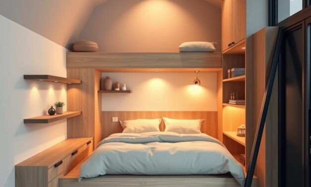 Antresola i podest w kawalerce: jak stworzyć funkcjonalną strefę do spania i przechowywania