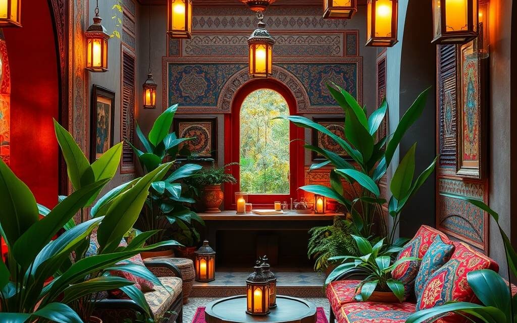 Styl marokański we wnętrzach: jak łączyć kolory, wzory i naturalne materiały, by stworzyć harmonijną przestrzeń