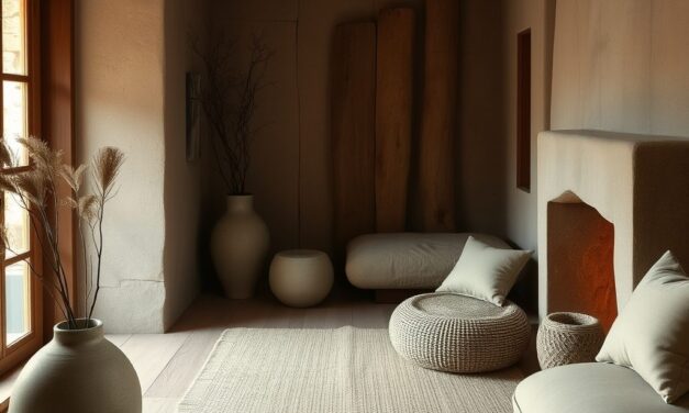 Styl wabi sabi we wnętrzu: jak łączyć naturalną prostotę z pięknem niedoskonałości
