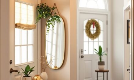 Gdzie najlepiej powiesić lustro w strefie wejściowej, by łączyć funkcjonalność z harmonią wnętrza?