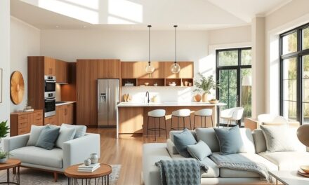 Aneks kuchenny w salonie: zasady ergonomii i podział stref dla komfortu codziennego użytkowania
