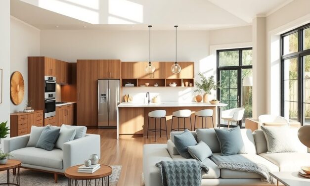 Aneks kuchenny w salonie: zasady ergonomii i podział stref dla komfortu codziennego użytkowania