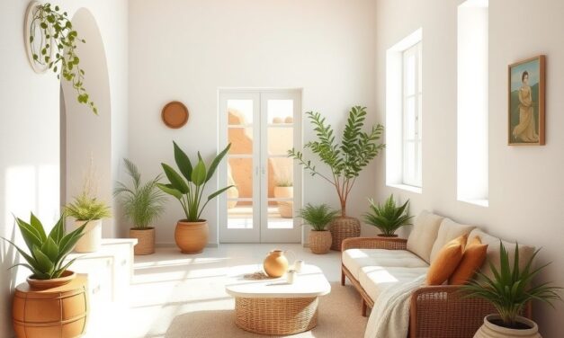 Styl śródziemnomorski we wnętrzach: naturalna lekkość, kolory i materiały tworzące wakacyjny klimat