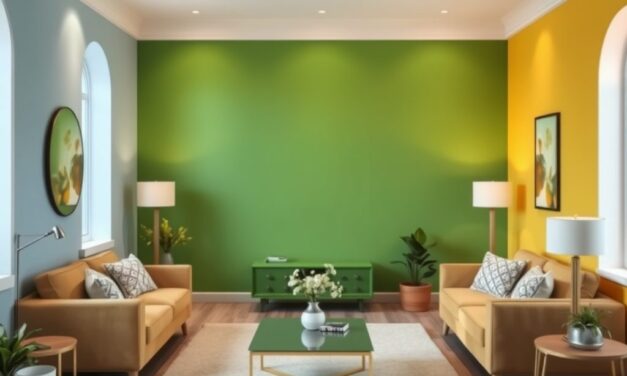 Kolory do wydzielania stref we wnętrzu: jak stworzyć funkcjonalny i harmonijny podział przestrzeni