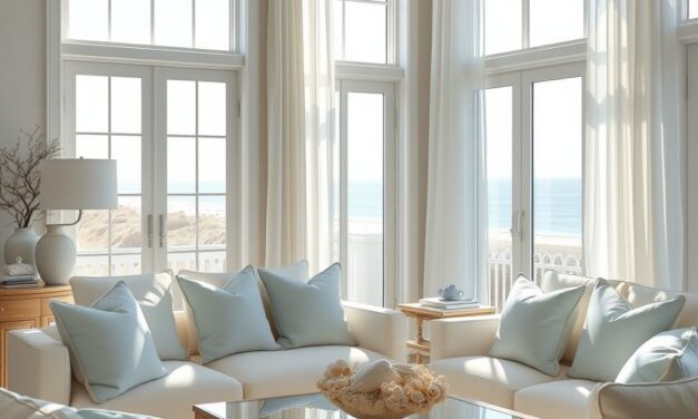Styl Hampton: paleta kolorów i akcenty, które budują nadmorską elegancję wnętrz