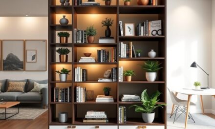 Regał jako ścianka działowa: praktyczne sposoby na funkcjonalny i estetyczny podział pomieszczenia