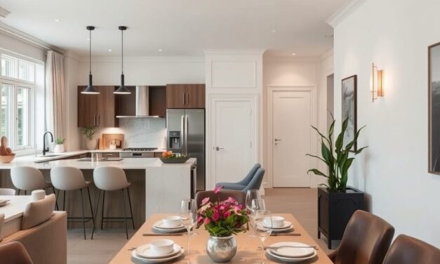 Jak funkcjonalnie i estetycznie wydzielić jadalnię w kuchni otwartej na salon bez tracenia przestronności