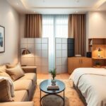 Pokój dzienny z sypialnią: praktyczne sposoby strefowania dla komfortu i funkcjonalności