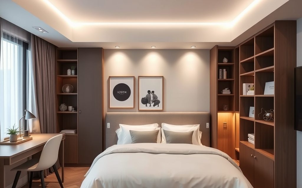 Jak skutecznie oddzielić łóżko w kawalerce, by zyskać komfort i funkcjonalność przestrzeni