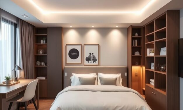 Jak skutecznie oddzielić łóżko w kawalerce, by zyskać komfort i funkcjonalność przestrzeni