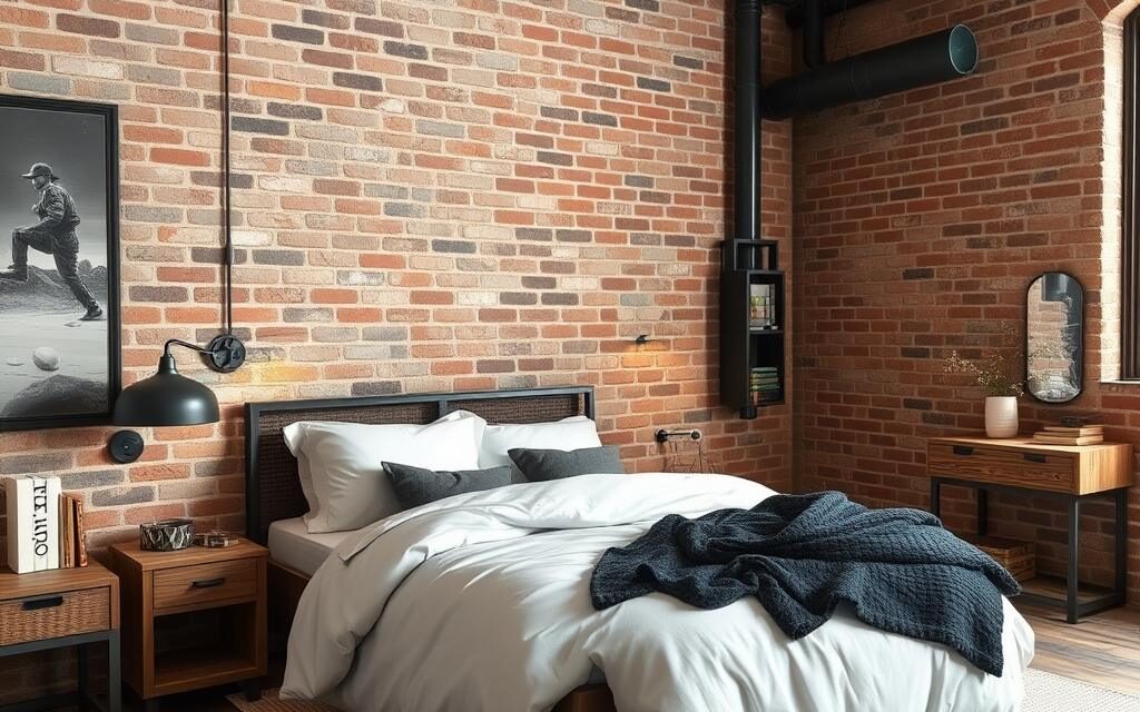 Sypialnia w stylu industrialnym: jak łączyć surowość z funkcjonalnym komfortem na co dzień