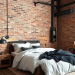 Sypialnia w stylu industrialnym: jak łączyć surowość z funkcjonalnym komfortem na co dzień