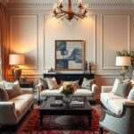 Salon w stylu modern classic: jak połączyć elegancję z funkcjonalnością i ponadczasowym designem