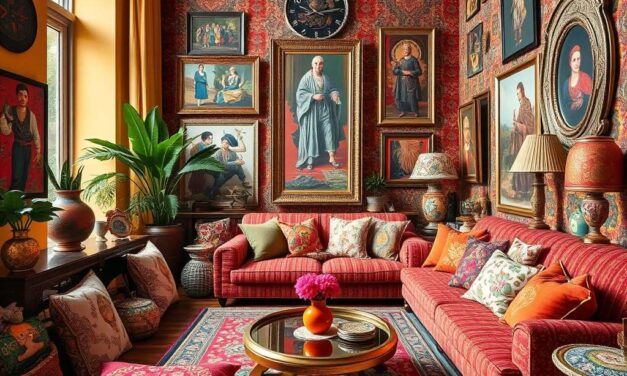 Styl maksymalistyczny w praktyce: cechy, zasady i jak uniknąć przesytu we wnętrzach