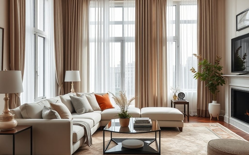 Modern classic: jak dobrać zasłony i dywany, by podkreślić elegancję i funkcjonalność wnętrza