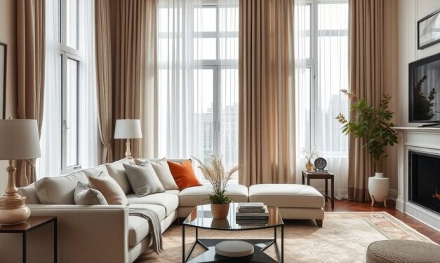 Modern classic: jak dobrać zasłony i dywany, by podkreślić elegancję i funkcjonalność wnętrza