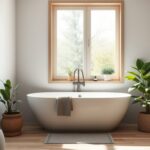 Jak urządzić łazienkę w stylu skandynawskim, by połączyć minimalizm z przytulnością i funkcjonalnością