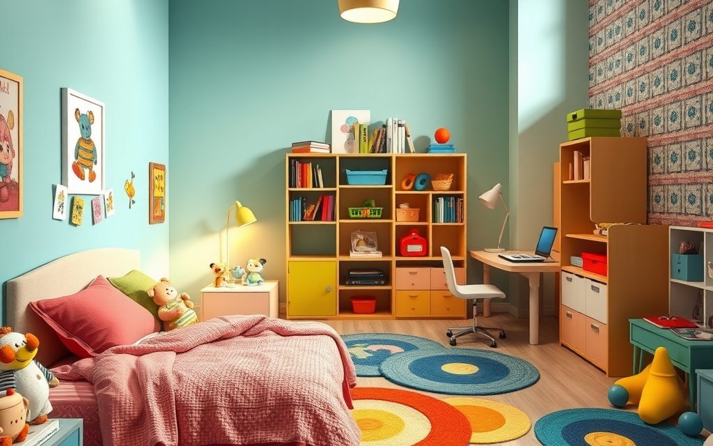 Jak funkcjonalnie podzielić pokój dziecka na strefy, które wspierają naukę, zabawę i odpoczynek