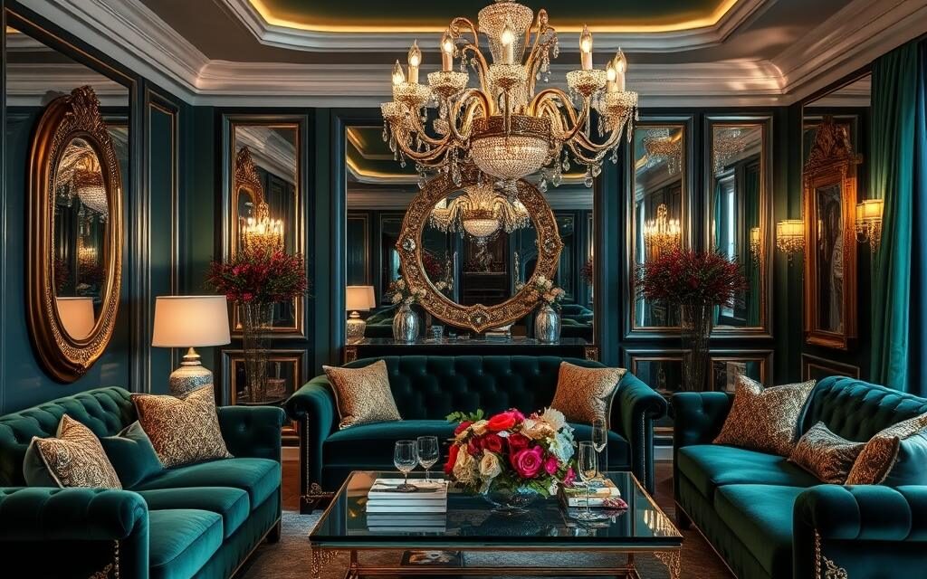 Styl glamour we wnętrzach: jak połączyć luksus, komfort i ponadczasową elegancję