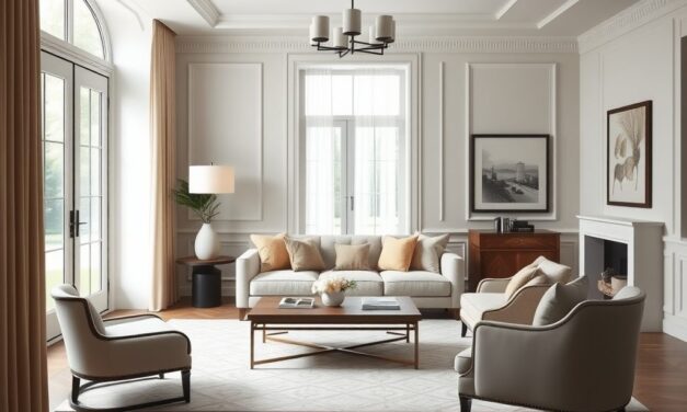 Styl transitional — cechy i zasady aranżacji łączące klasykę z nowoczesnością w harmonii wnętrz