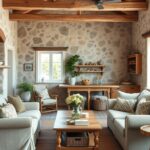 Styl farmhouse: cechy, zasady i materiały tworzące przytulne wnętrza z rustykalnym klimatem
