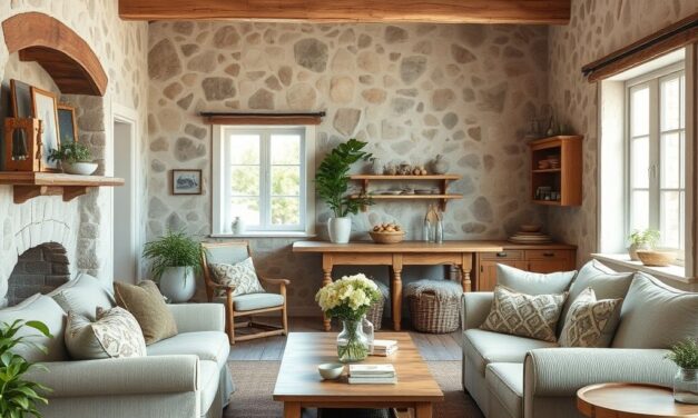 Styl farmhouse: cechy, zasady i materiały tworzące przytulne wnętrza z rustykalnym klimatem