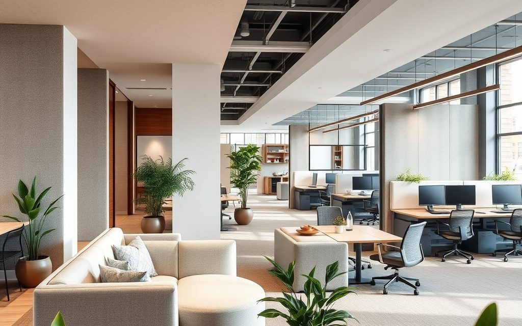 Akustyczne dzielenie stref w biurze: jak stworzyć komfortową przestrzeń pracy i prywatność dźwiękową