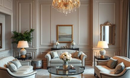 Styl glamour bez błędów: jak uniknąć przesady i zachować harmonię w aranżacji wnętrz