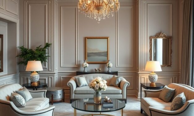 Styl glamour bez błędów: jak uniknąć przesady i zachować harmonię w aranżacji wnętrz