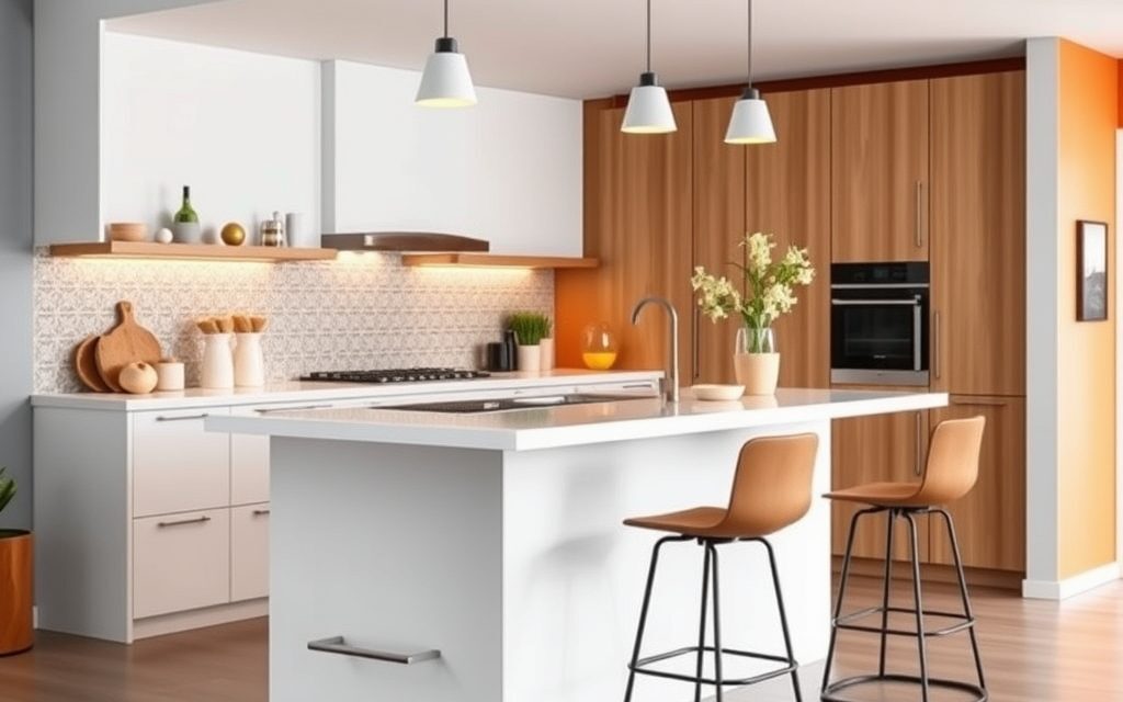 Półwysep kuchenny z hokerami – kiedy to praktyczne rozwiązanie sprawdzi się najlepiej i na co zwrócić uwagę przy aranżacji