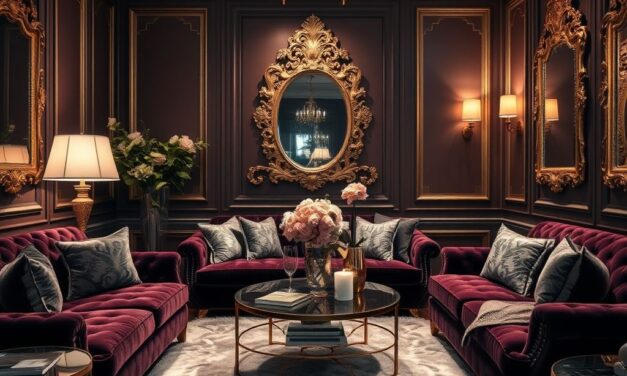 Styl glamour: kluczowe cechy i zasady tworzenia eleganckiej aranżacji wnętrz