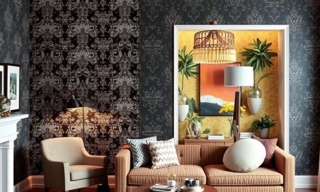 Tapeta jako sposób na wyraźny podział stref w salonie – praktyczne pomysły i inspiracje
