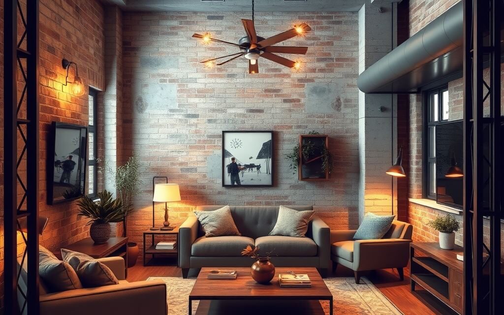 Salon w stylu industrialnym: jak łączyć surowe materiały z funkcjonalną przestrzenią i charakterem wnętrza